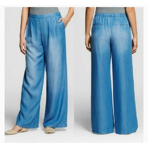 Small‎ Merona Wide Leg Pants Relaxed Lounge Palazzo Pull On